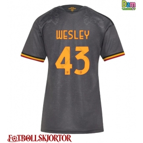 AS Roma Wesley Franca #43 Tredjetröja Dam 2026-27 Kortärmad